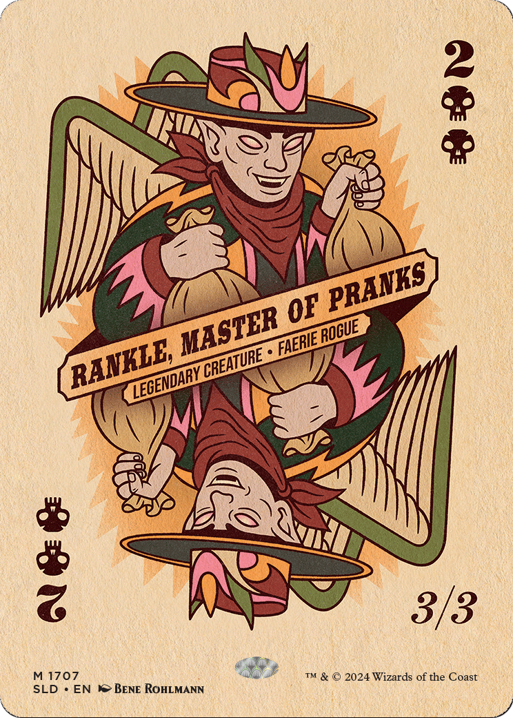 Rankle, Master of Pranks (SLD-1707) - Secret Lair Drop (Borderless) Foil