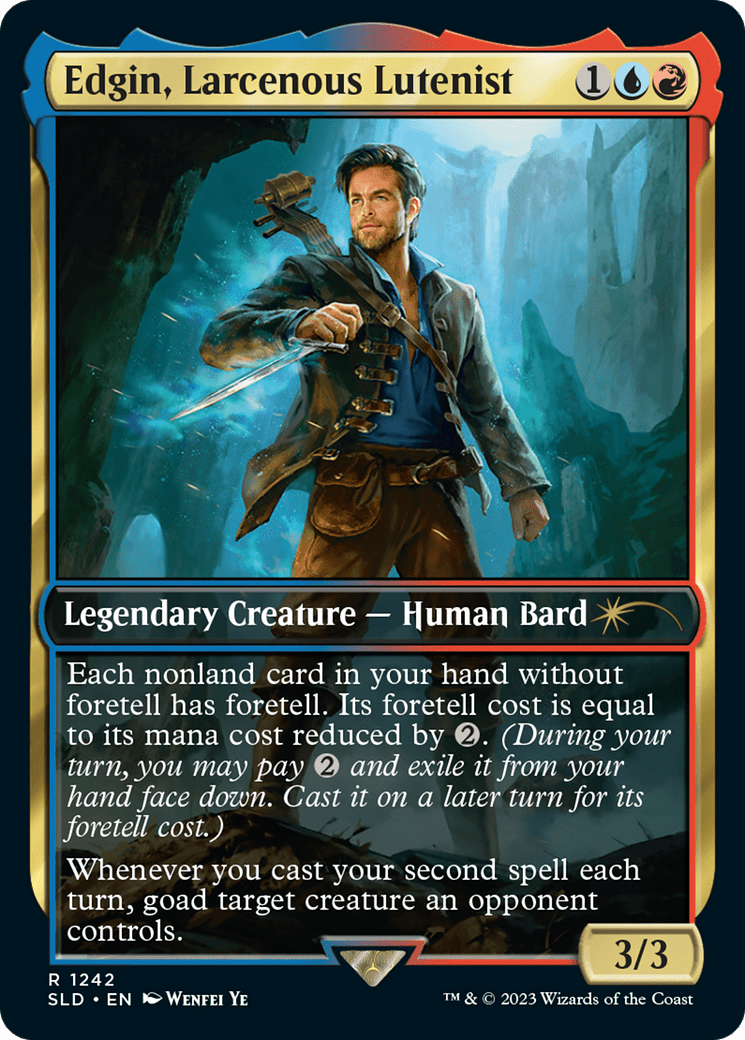 Edgin, Larcenous Lutenist [Secret Lair Drop Series]