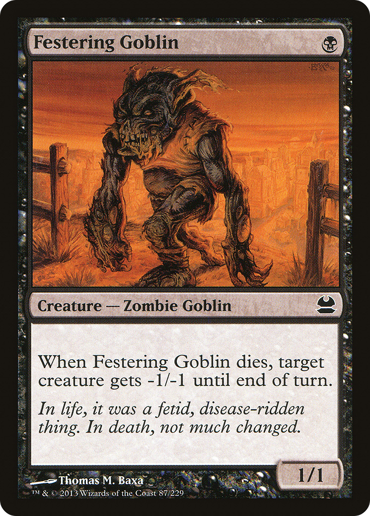 Festering Goblin [Modern Masters] Foil