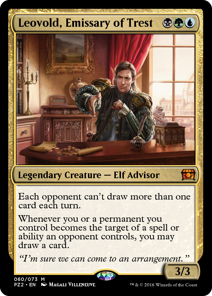 Leovold, Emissary of Trest (PZ2-060) - Treasure Chest Foil