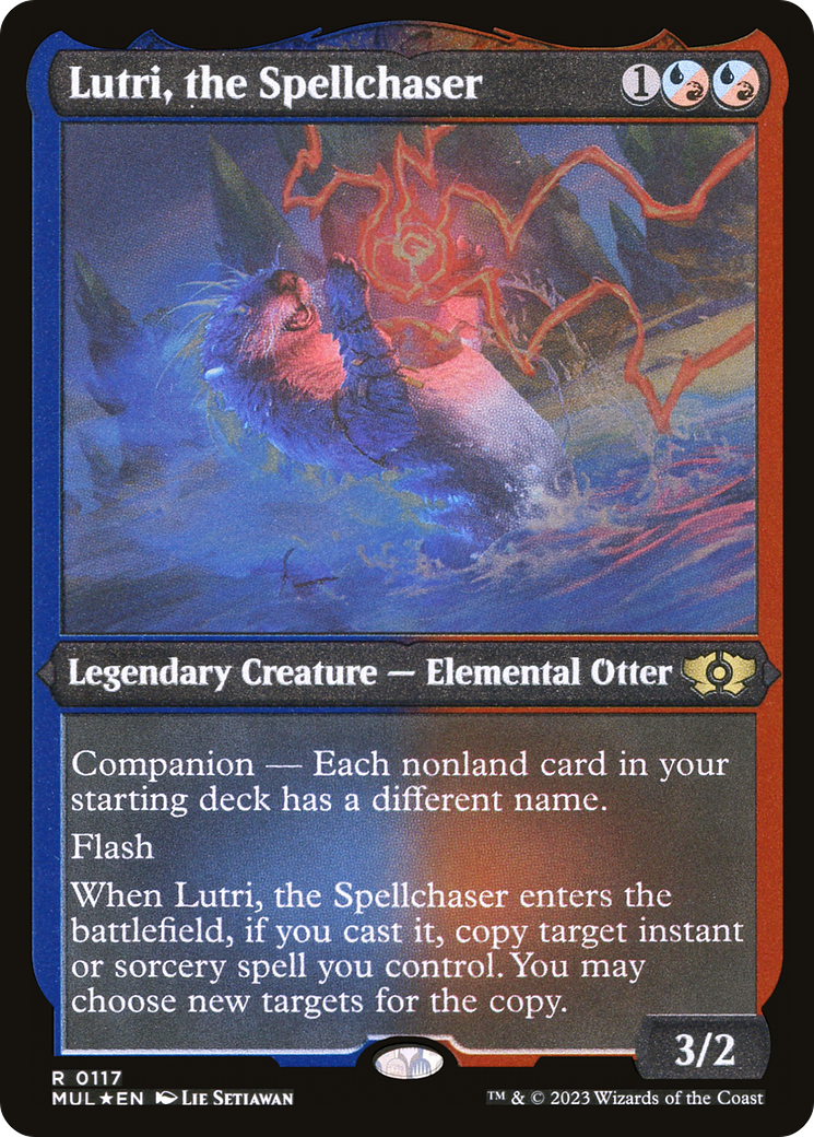 Lutri, the Spellchaser (Foil Etched) |  Foil (117) [Multiverse Legends]