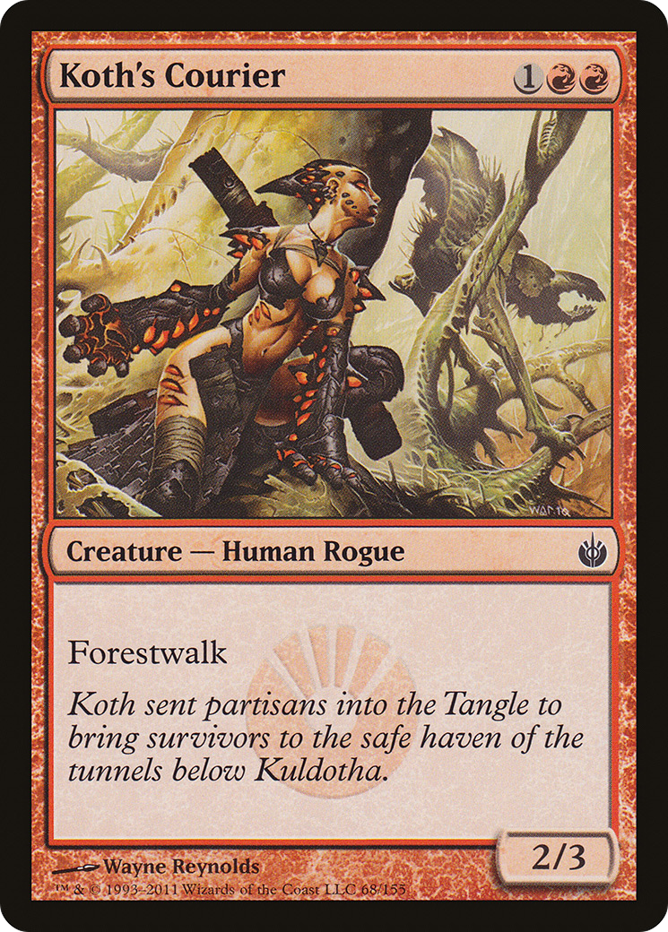 Koth's Courier [Mirrodin Besieged] Foil