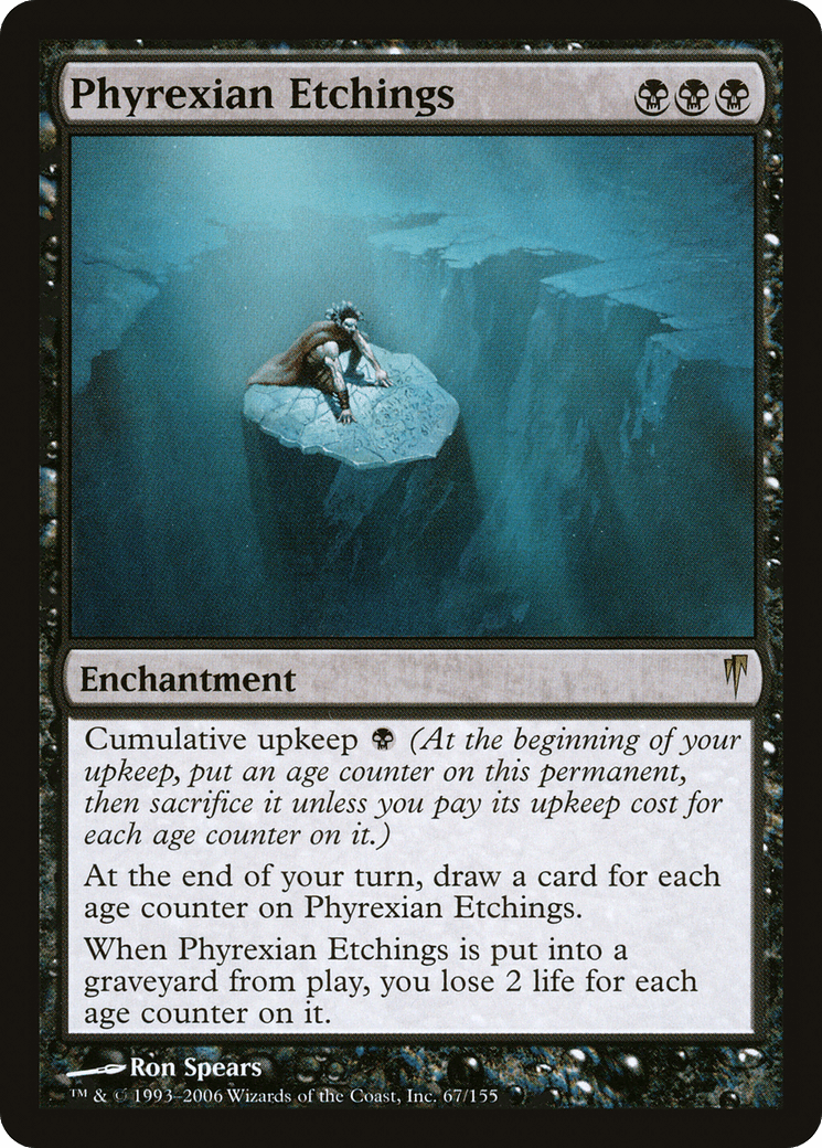 Phyrexian Etchings [Coldsnap] Foil