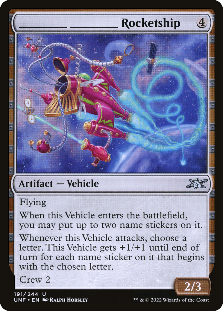 _____ _____ Rocketship [Unfinity] Foil