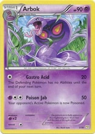 Arbok 3- XY Trainer Kit Sylveon & Noivern