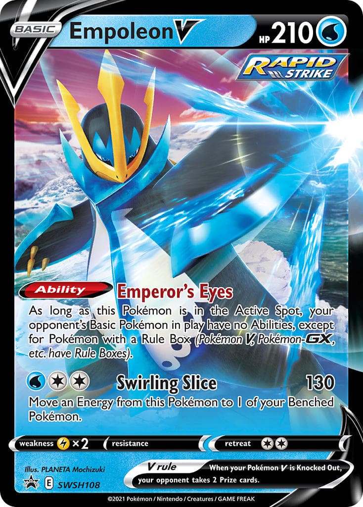 Empoleon V SWSH108  - Holofoil SWSH Sword & Shield Promo Cards - Promo