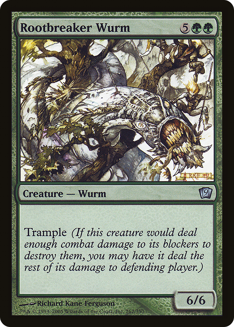 Rootbreaker Wurm [Ninth Edition] Foil