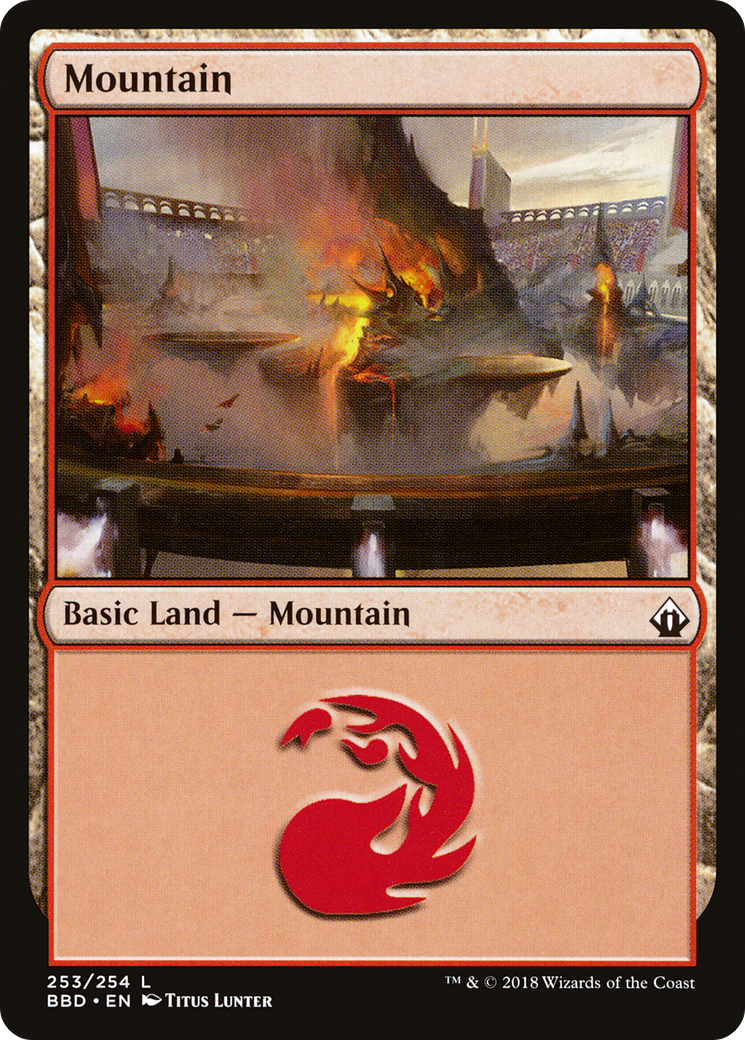 Mountain (253) [Battlebond] Foil