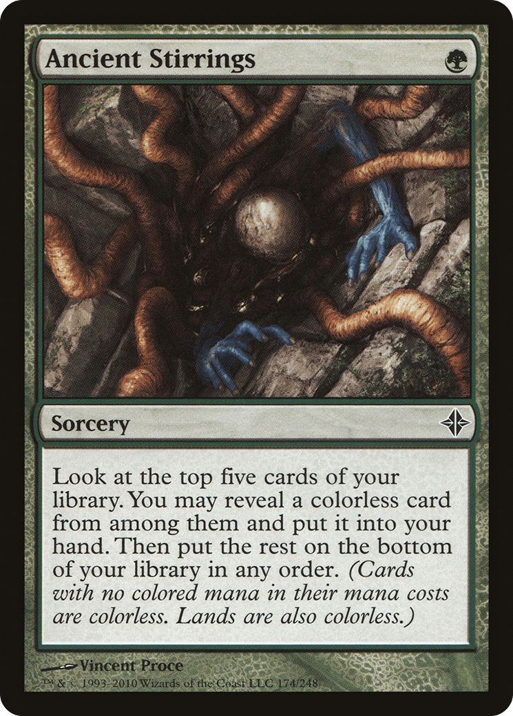 Ancient Stirrings [Rise of the Eldrazi] Foil