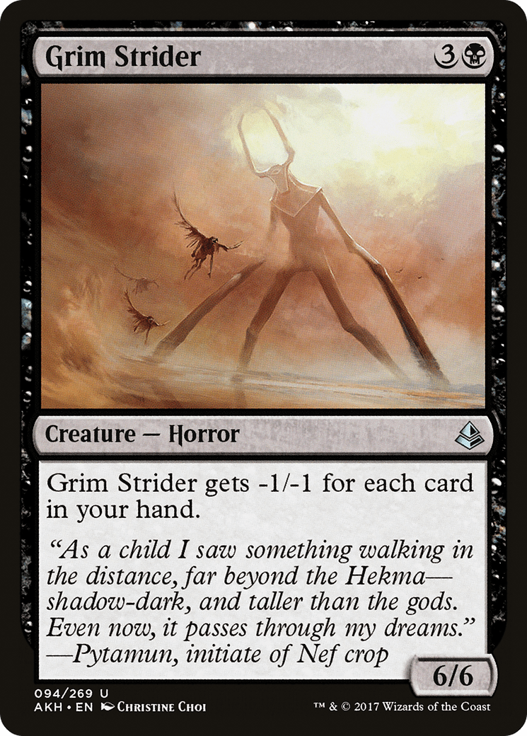 Grim Strider [Amonkhet] Foil