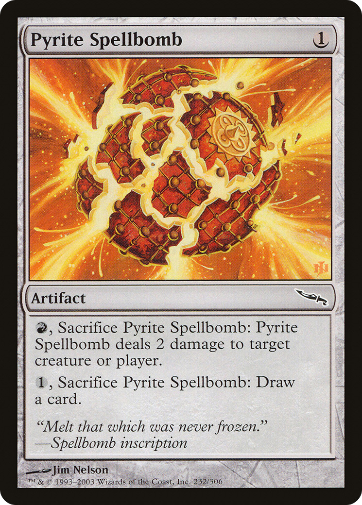 Pyrite Spellbomb [Mirrodin] Foil