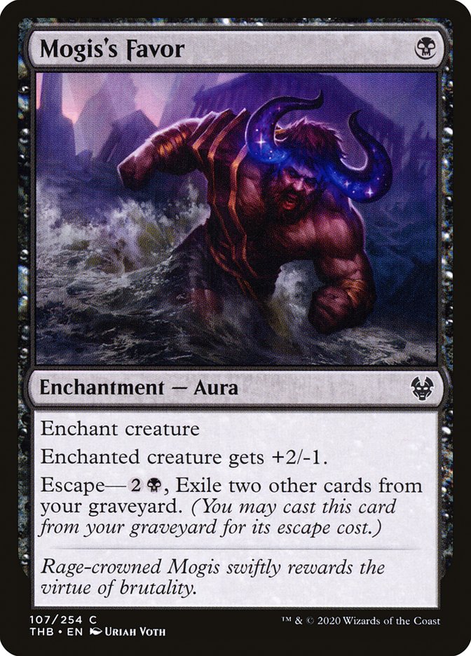 Mogis's Favor 107/254 (Theros Beyond Death)  - Foil