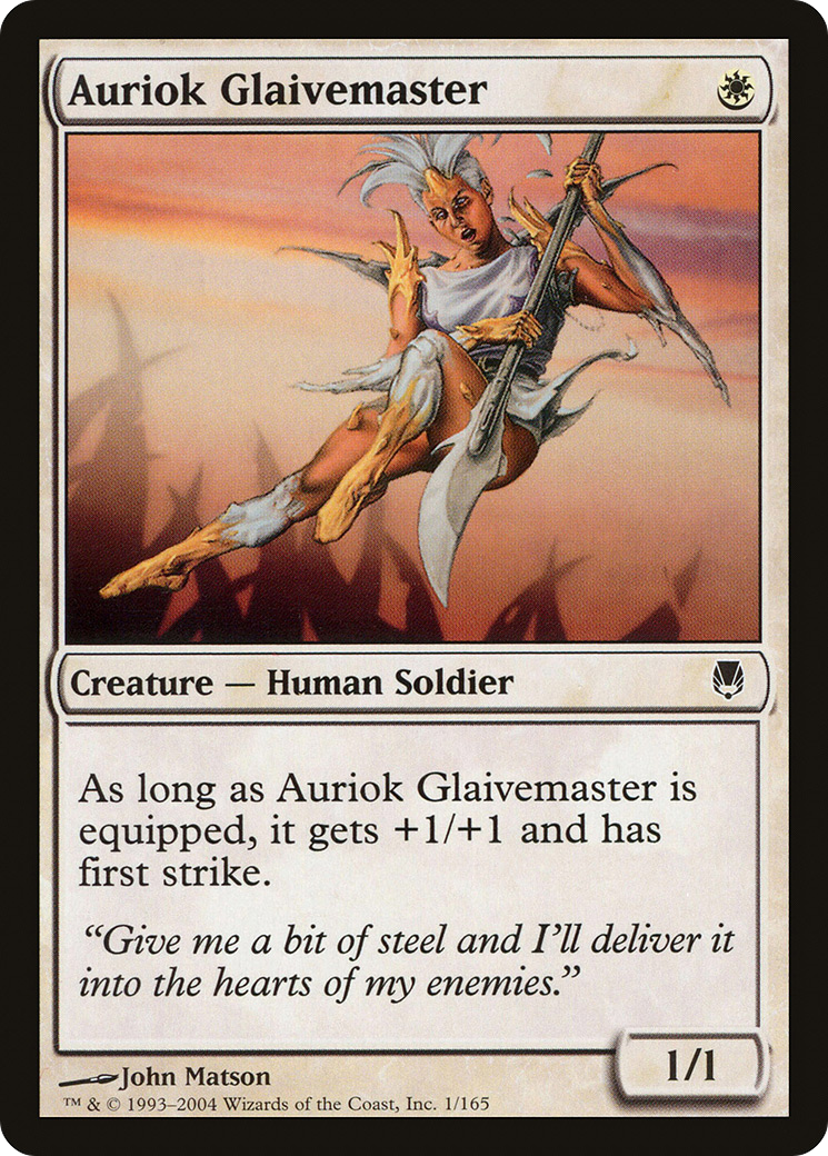Auriok Glaivemaster [Darksteel] Foil
