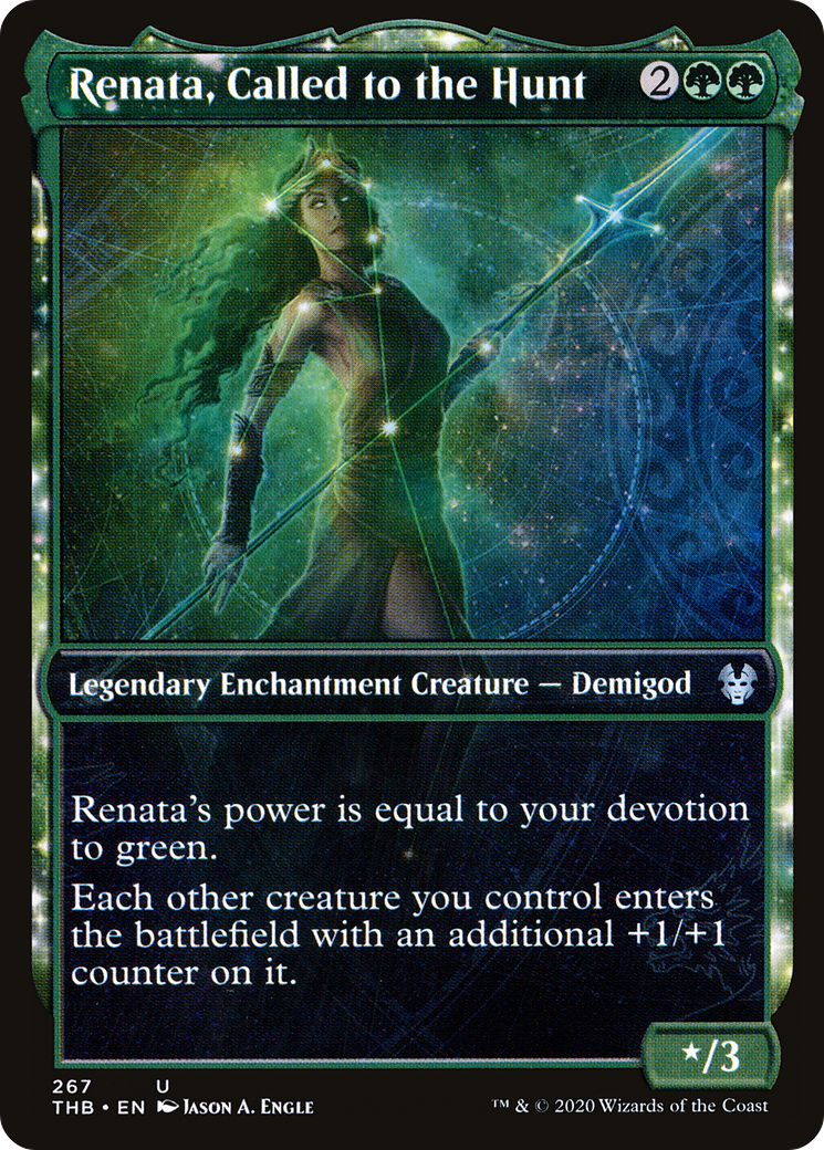 Renata, Called to the Hunt (Showcase) [Theros Beyond Death] Foil