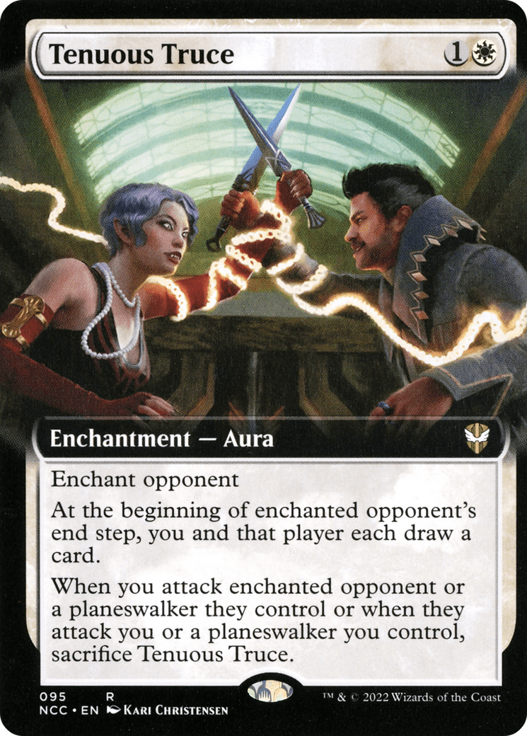 Tenuous Truce (Extended Art) [Streets of New Capenna Commander] Foil