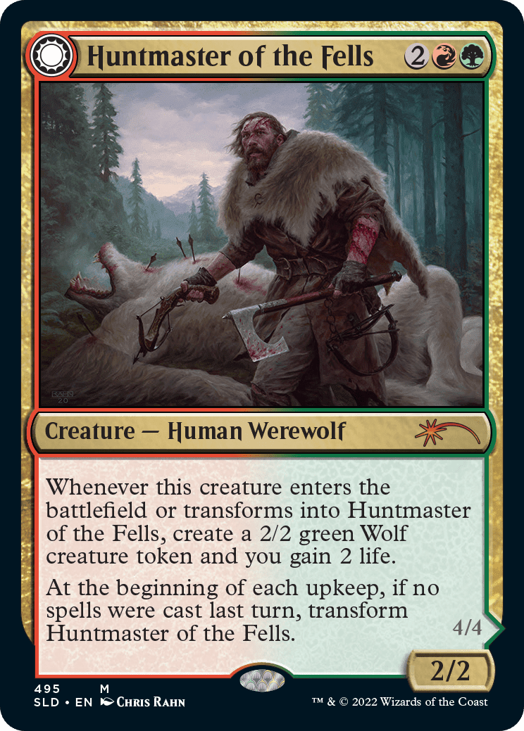 Huntmaster of the Fells // Ravager of the Fells [Secret Lair Drop Series] Foil