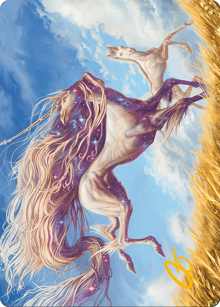 Nyxborn Unicorn // Nyxborn Unicorn (AMH3-001) - Modern Horizons 3 Art Series (Borderless)