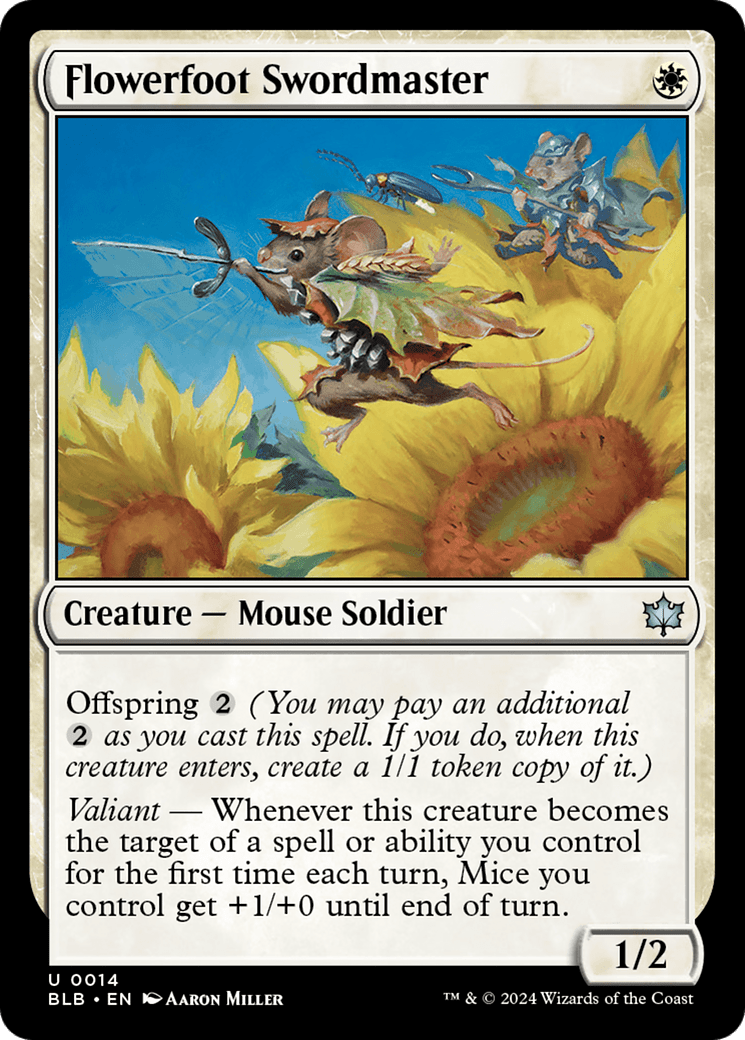Flowerfoot Swordmaster [Bloomburrow]