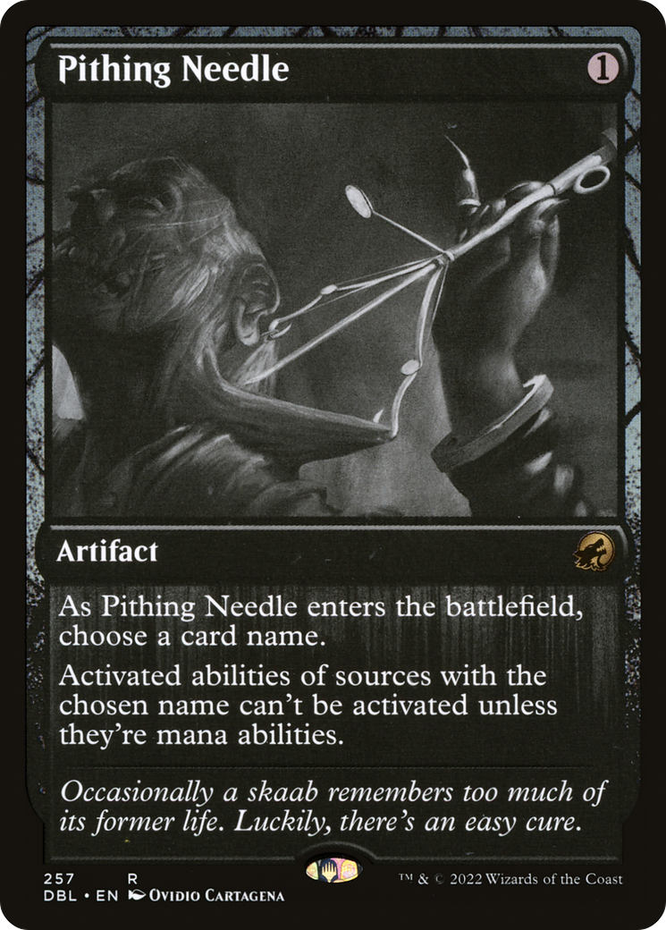 Pithing Needle [Innistrad: Double Feature] Foil