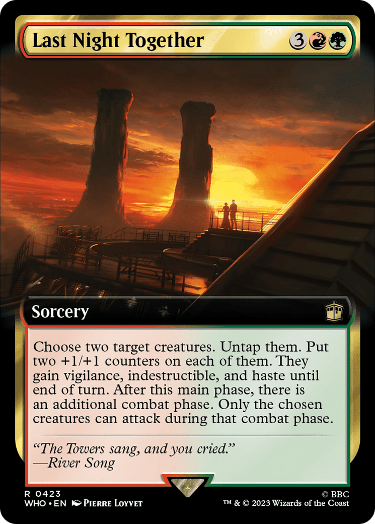Last Night Together (Extended Art) [Doctor Who] Foil