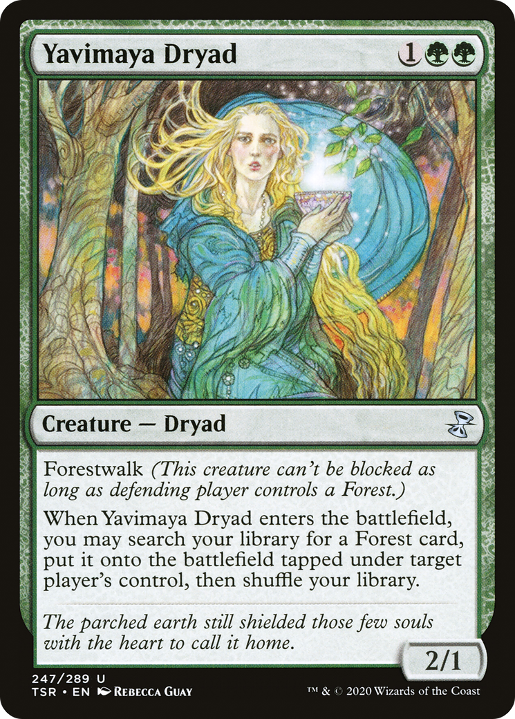 Yavimaya Dryad [Time Spiral Remastered] Foil