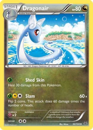 Dragonair 050/108 - XY  Roaring Skies Reverse Holofoil