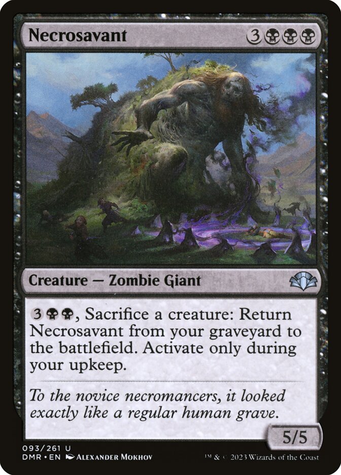 Necrosavant 93/261 (Dominaria Remastered)  - Foil