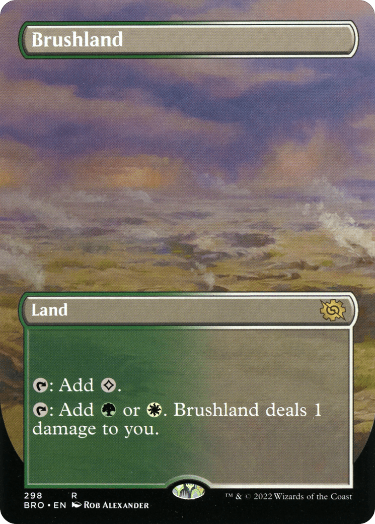 Brushland (Borderless Alternate Art) [The Brothers' War] Foil