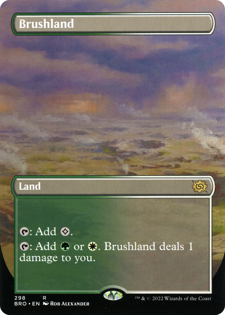 Brushland (Borderless Alternate Art) [The Brothers' War] Foil
