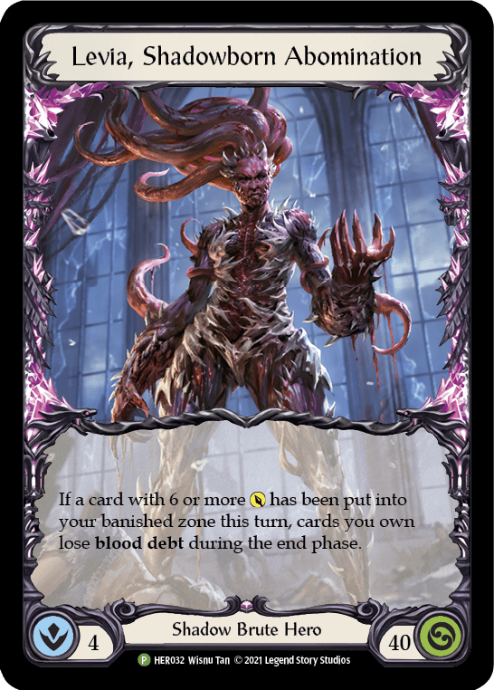Levia, Shadowborn Abomination [HER032] (Promo)  Cold Foil