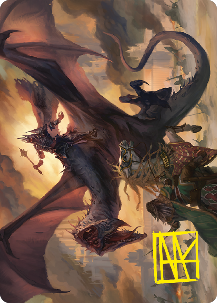 Witch-king, Bringer of Ruin // Witch-king, Bringer of Ruin (ALTR-034) - Tales of Middle-earth Art Series (Borderless) Foil