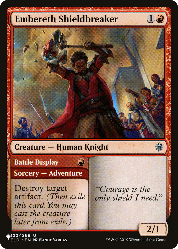 Embereth Shieldbreaker // Battle Display |  (ELD-122) [The List]