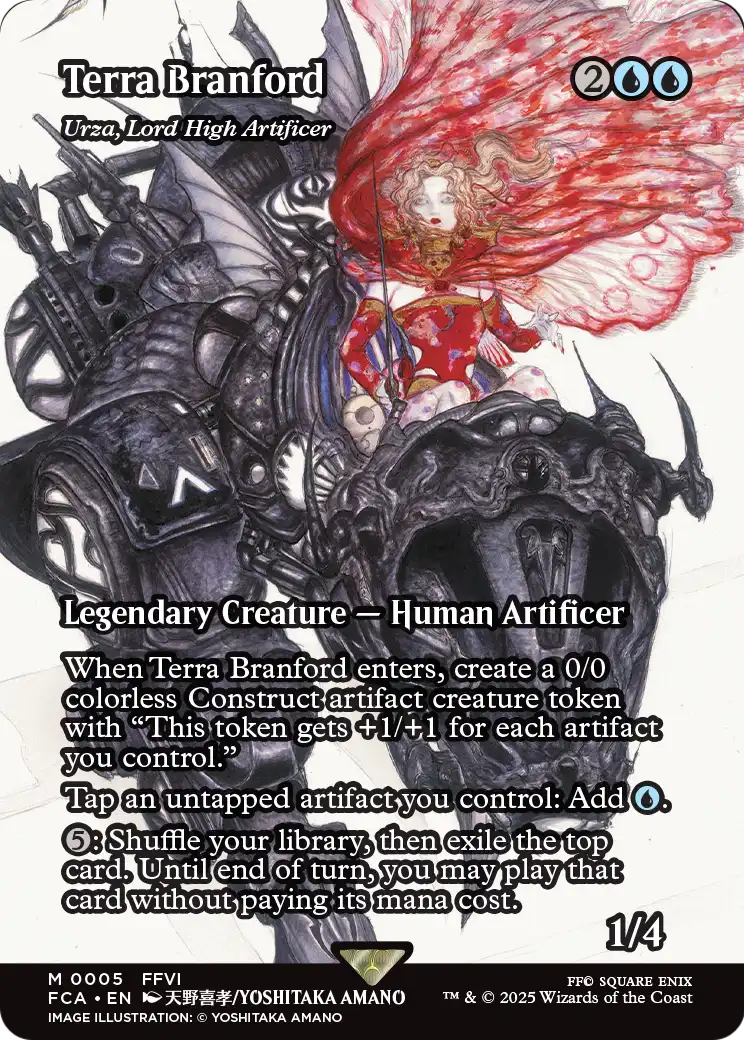 Terra Branford - Urza, Lord High Artificer (Showcase) (005) [FINAL FANTASY: Through the Ages]  Foil