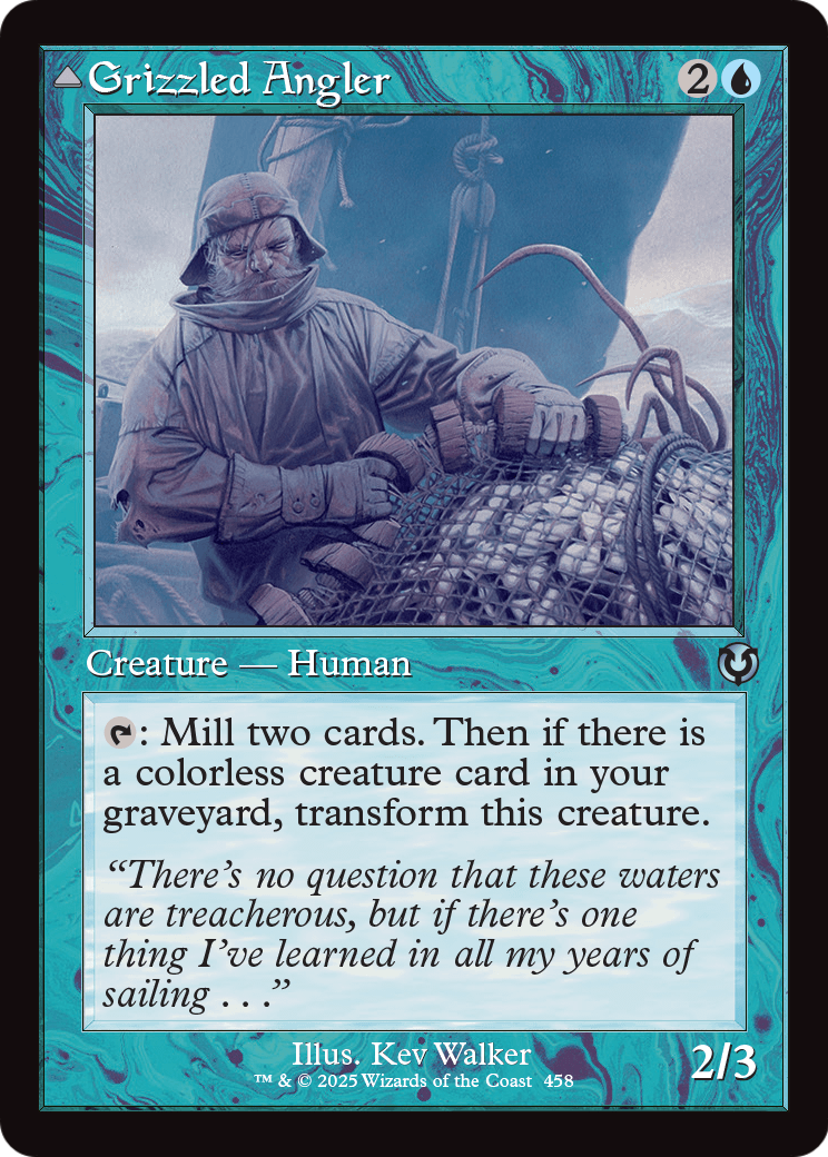 Grizzled Angler (Retro Frame) (-458) [Innistrad Remastered]