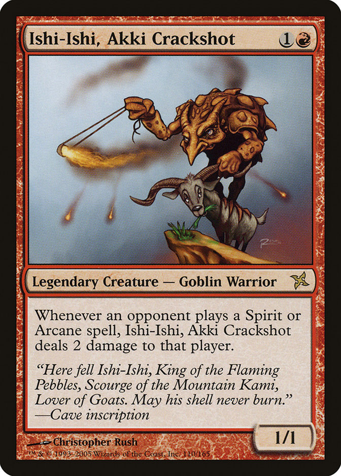 Ishi-Ishi, Akki Crackshot 110/165 (Betrayers of Kamigawa) 
