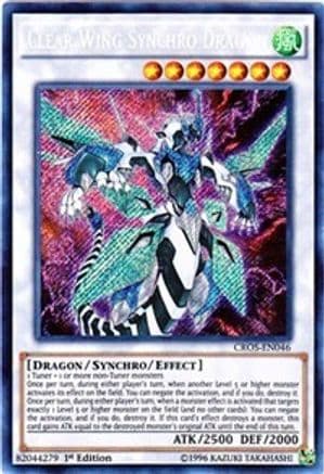 Clear Wing Synchro Dragon [CROS-EN046] Secret Rare