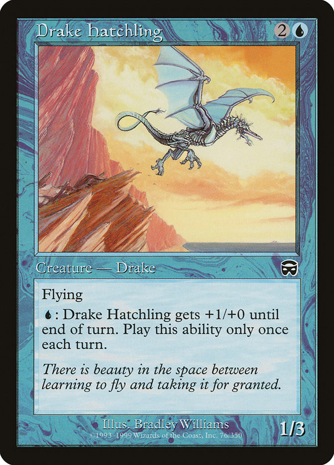 Drake Hatchling 76/350 (Mercadian Masques) 