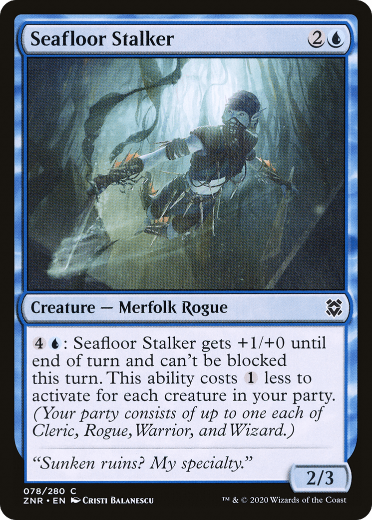 Seafloor Stalker [Zendikar Rising] Foil