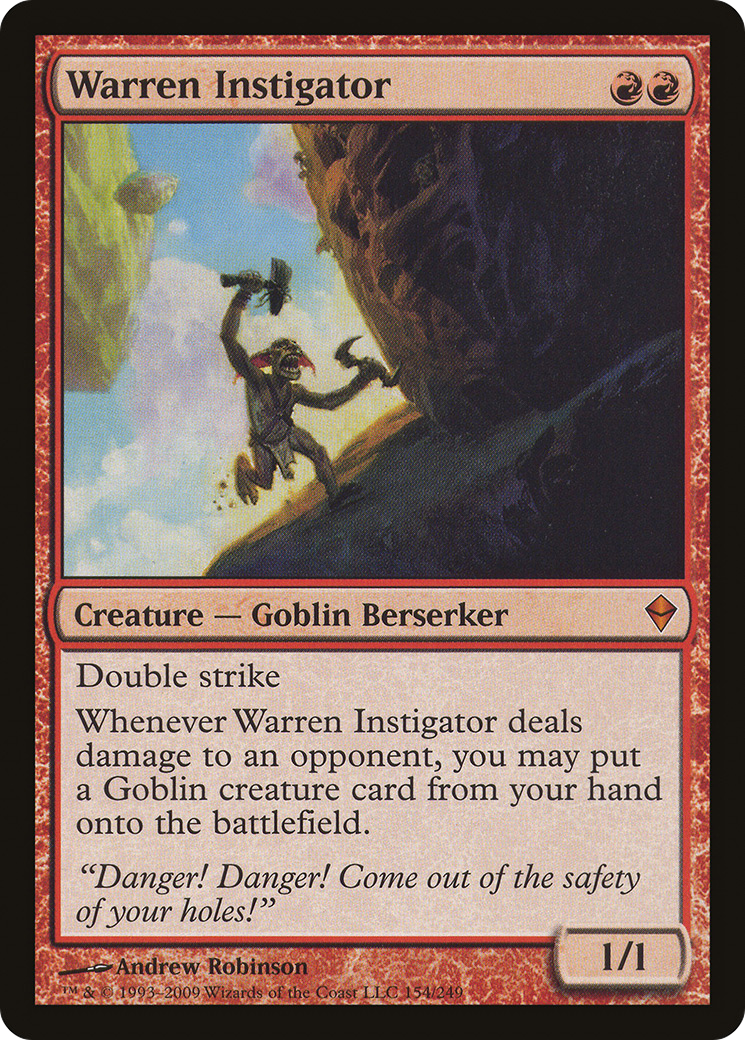 Warren Instigator [Zendikar] Foil