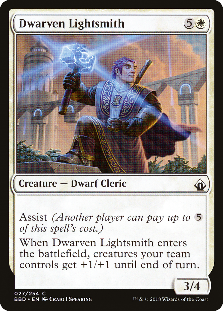 Dwarven Lightsmith [Battlebond] Foil