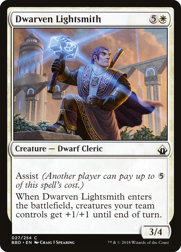 Dwarven Lightsmith [Battlebond] Foil
