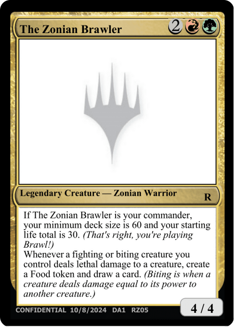 The Zonian Brawler (DA1-RZ05G) - Unknown Event