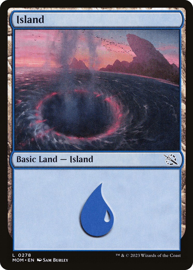 Island (278) [March of the Machine] Foil