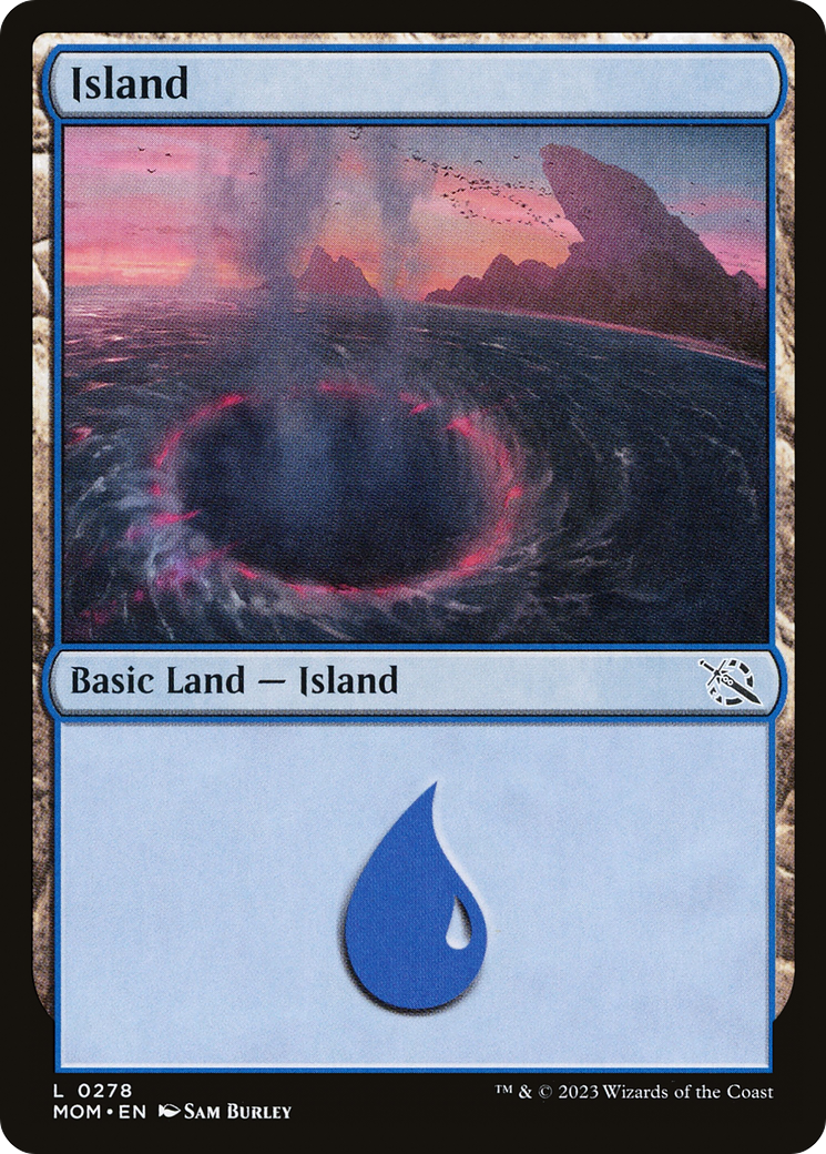 Island (278) [March of the Machine] Foil