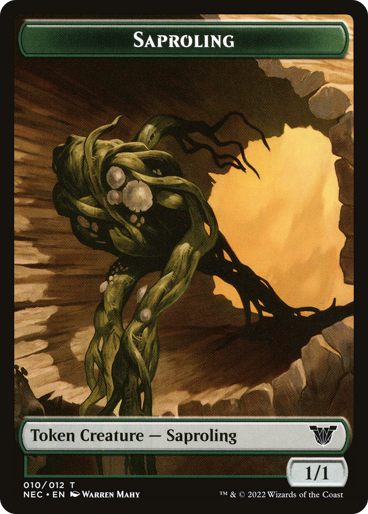 Saproling (TNEC-010) - Neon Dynasty Commander Tokens