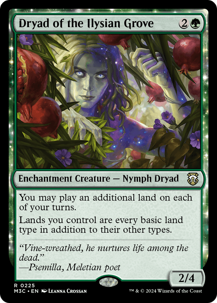 Dryad of the Ilysian Grove (M3C-225) - Modern Horizons 3 Commander Foil