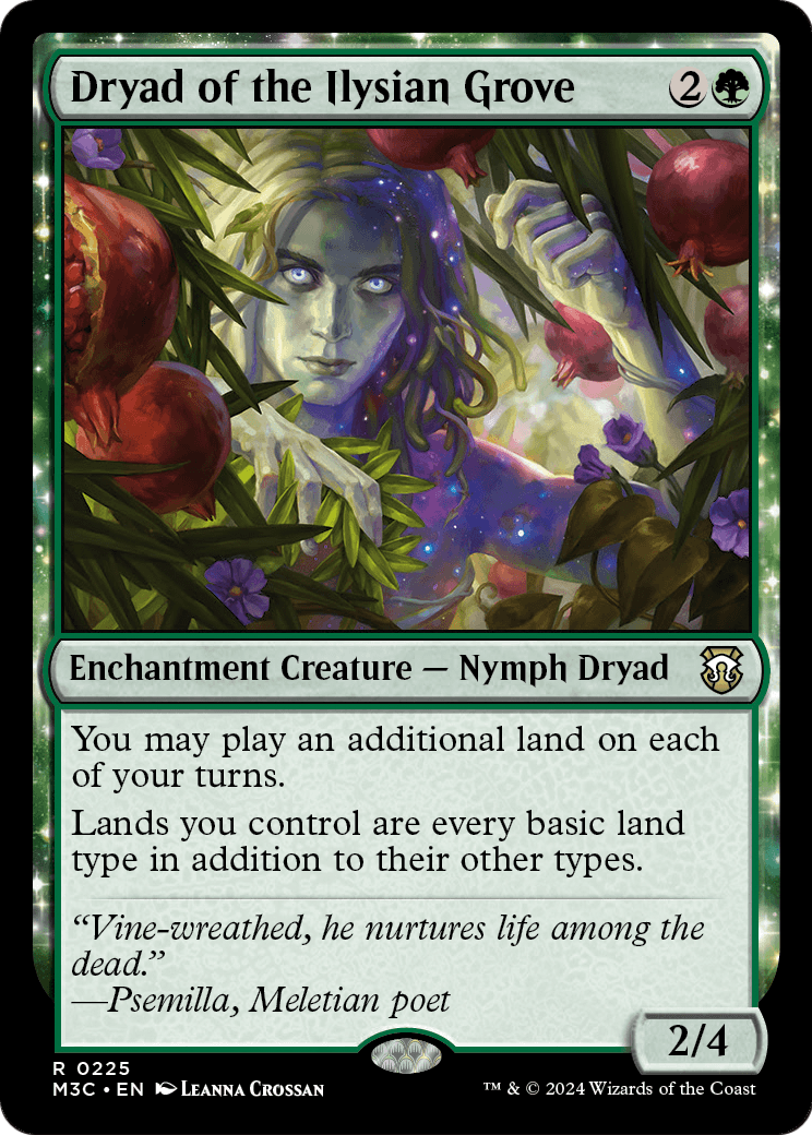 Dryad of the Ilysian Grove (M3C-225) - Modern Horizons 3 Commander Foil