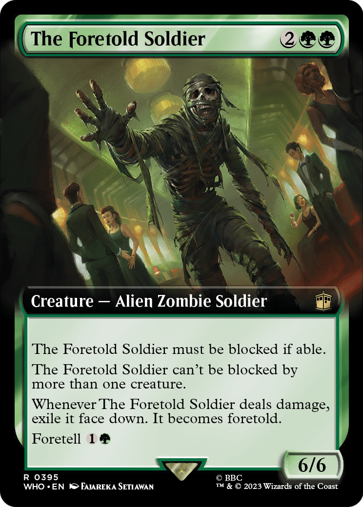 The Foretold Soldier (Extended Art) [Doctor Who] Foil