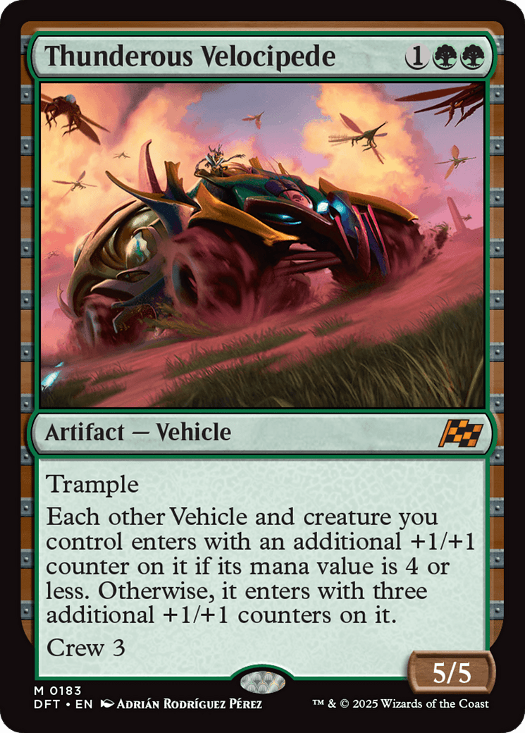 Thunderous Velocipede |  Foil (183) [Aetherdrift]