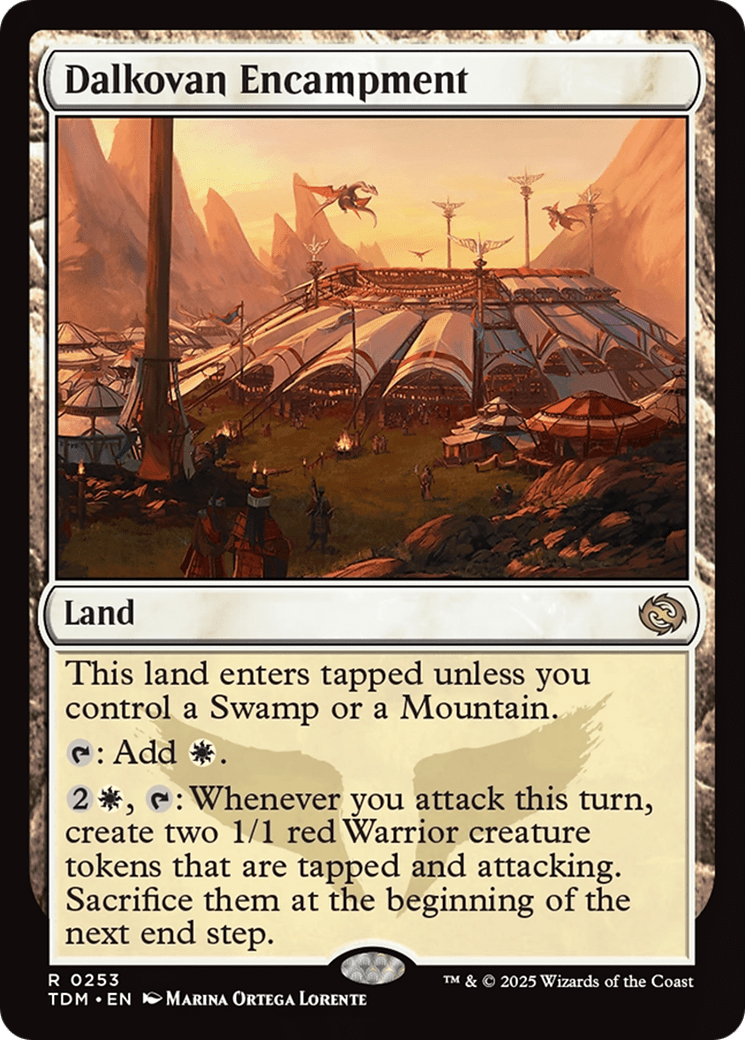 Dalkovan Encampment (253) [Tarkir: Dragonstorm]  Foil
